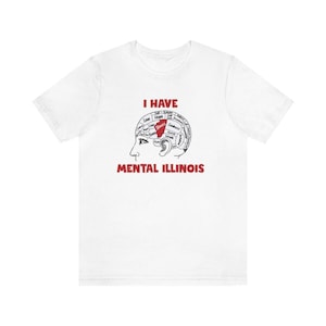 I Have Mental Illinois Shirt, Mental Illinois Shirt, Funny I Have Mental Ill-inois Shirt, Illinois T-Shirt, Unisex Tee, Big on Internet