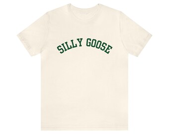 Silly Goose Varsity Style Funny Meme Tee Shirt, 2023 Christmas Gifts