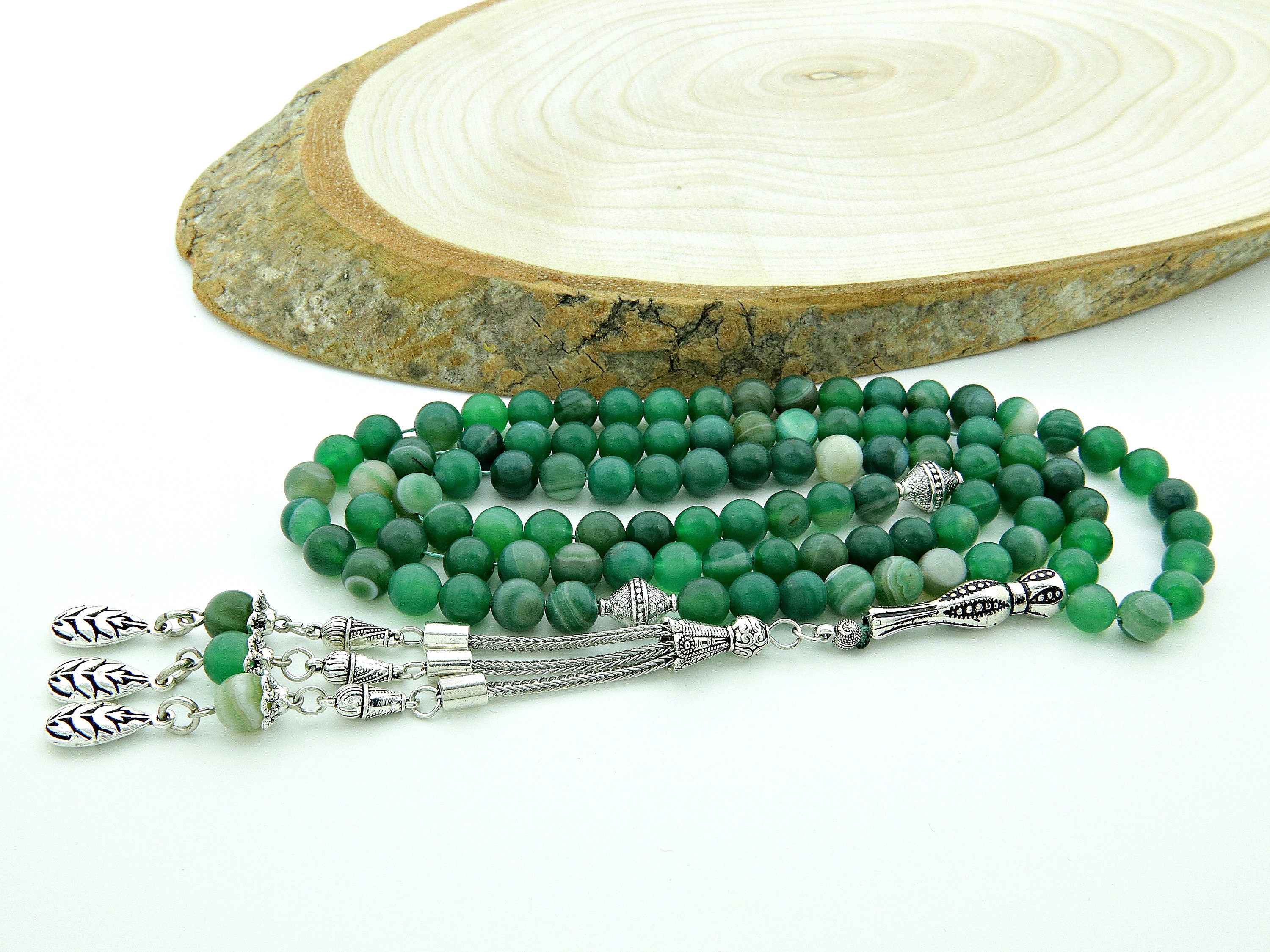 Handgefertigte Olivenholz Gebetsperlen - 1000 Perlen Tasbeeh Misbaha 5mm