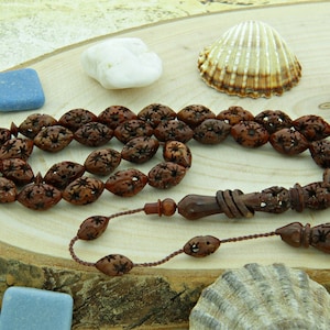 Processed with extraction techniques Kuka tree 33 Islamic prayer beads for muslim Misbaha 201290 from Turkey Tasbih Tasbeeh Tesbih  Rosary