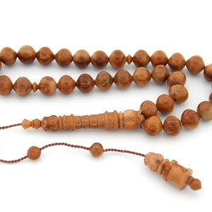 Carving imam Coca tree Kuka koka 33 beads Islamic Prayer Beads Misbaha Tesbih 201303, islamic rosary Piassava seed