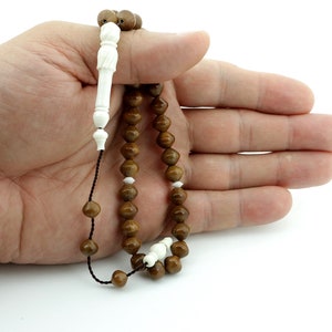 Special imam Camel bone Kuka tree 33 beads Islamic prayer beads for muslim Misbaha   kuka TURKEY  201218 Tasbih Tasbeeh Tesbih Real