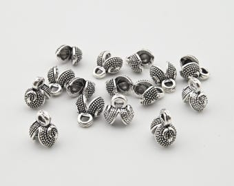 Node shut-off accessories Tibet silver 15 pcs for make Tasbih, Prayer Beads 921038