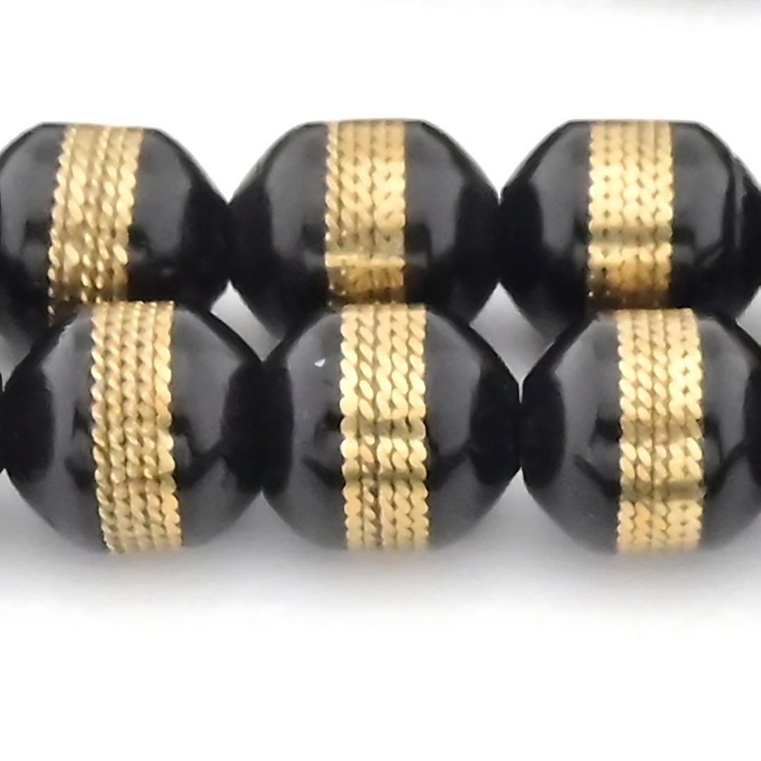Brass Inlay Warp Kuka Tree 99 Beads Islamic Prayer Beads for