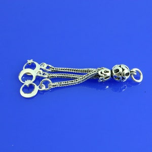 Moonstar Metal tassel 925 silver Prayer Beads  Misbaha  710124 Tasbih Tasbeeh Tesbih, Tasbih Accessory, sterling silver tassel