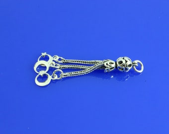 Moonstar Metal tassel 925 silver Prayer Beads  Misbaha  710124 Tasbih Tasbeeh Tesbih, Tasbih Accessory, sterling silver tassel
