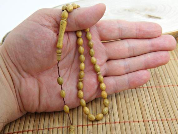 Small Pelesenk Tree Natural 33 Beads Islamic Prayer Beads for Muslim Misbaha  Tesbih TURKEY 206020 Tasbih Tasbeeh Rosary Original Real Tespih -   Israel