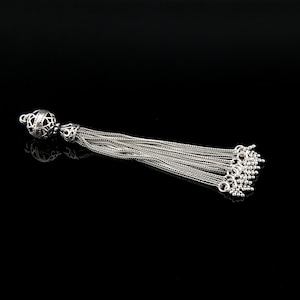 Big Metal tassel 925 silver Prayer Beads Misbaha  710327 Tasbih Tasbeeh Tesbih, Tasbih Accessory, sterling silver tassel