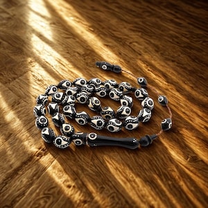 Camel bone, tibet silver inlay Kuka tree 33  beads  Islamic prayer beads for muslim Misbaha   TURKEY  201226 Tasbih Tasbeeh Tesbih