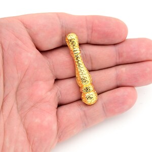 Gold plated imam 925 silver Islamic Prayer Beads Misbaha Tesbih worry 610002