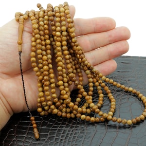 Kuka (kuka) tree 500 beads Islamic Prayer Beads Misbaha Tesbih  worry sufi tasbeeh 201245 dhikr zikir  Rosary Original Real Tespih