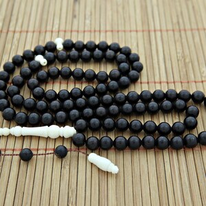 Rosario islamico in legno di ebano e osso di cammello con 99 grani per la preghiera musulmana Misbaha 202068 Tasbih Tasbeeh Tesbih tasbih Rosario originale autentico