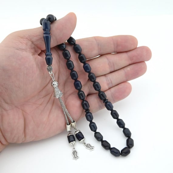 Tasbih Islamique En Ambre Naturel – 33 Perles, Ambre Baltique De Lituanie
