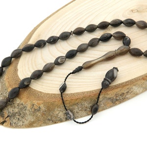 Buffalo horn 33 Beads Islamic Prayer Beads Misbaha TURKEY 301039 Tasbih Tasbeeh Tesbih Rosary, islamic rosary