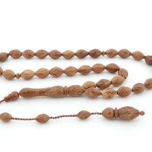 Carving Kuka tree Kuka 33 Islamic prayer beads for muslim Misbaha  201213 Tasbih Tasbeeh Tesbih kuka tasbih  Rosary Original Real Tespih