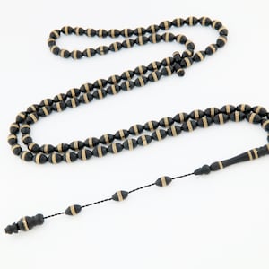 Kuka tree Brass inlay 99  beads  Islamic prayer beads for muslim Misbaha Subha 201333 Tasbih Tasbeeh Tesbih kuka tasbih  Rosary Original