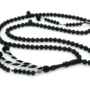 Natural Ebony wood 100 beads Islamic prayer beads for muslim Misbaha 202079 Tasbih Tasbeeh subha tasbih necklace  Rosary Original Tespih