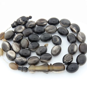 Buffalo horn 33 Beads Islamic Prayer Beads Misbaha TURKEY 301040 Tasbih Tasbeeh Tesbih Rosary, islamic rosary
