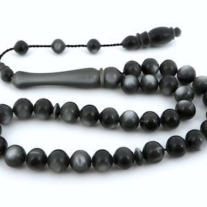 Galanit Galalith 33 Perlen Islamische Gebetskette Misbaha Rosenkranz TÜRKEI 407009 Tesbih Tasbeeh Tesbih, Muslimische Gebetskette, Muslimische Geschenke
