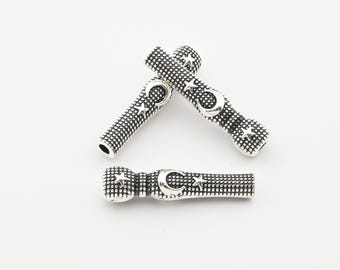 3 Pcs Metal Imame | for design  Rosary Tasbih Tassel Top Head Bead Set 620064
