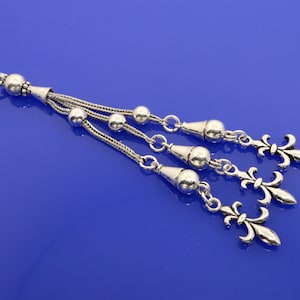Metal tassel 925 silver  Islamic Prayer Beads  Misbaha  710239 Tasbih Tasbeeh Tesbih, Tasbih Accessory, sterling silver tassel