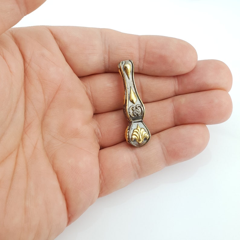Gold and platinum plated imam 925 silver Islamic Prayer Beads Misbaha Tesbih worry 610131