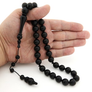 Big Ebony wood 33  beads  Islamic prayer beads for muslim Misbaha  ottaman tasbih 202081 Tasbih Tasbeeh Tesbih  tasbih  Rosary Original Real