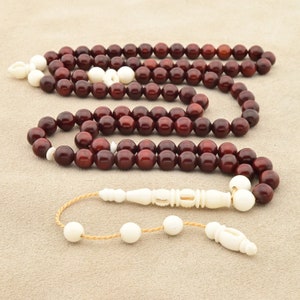 Special camel bon imam, Kuka tree and camel bone 99 beads  Islamic prayer beads for muslim Misbaha 201279 Tasbih Tasbeeh Tesbih Rosary
