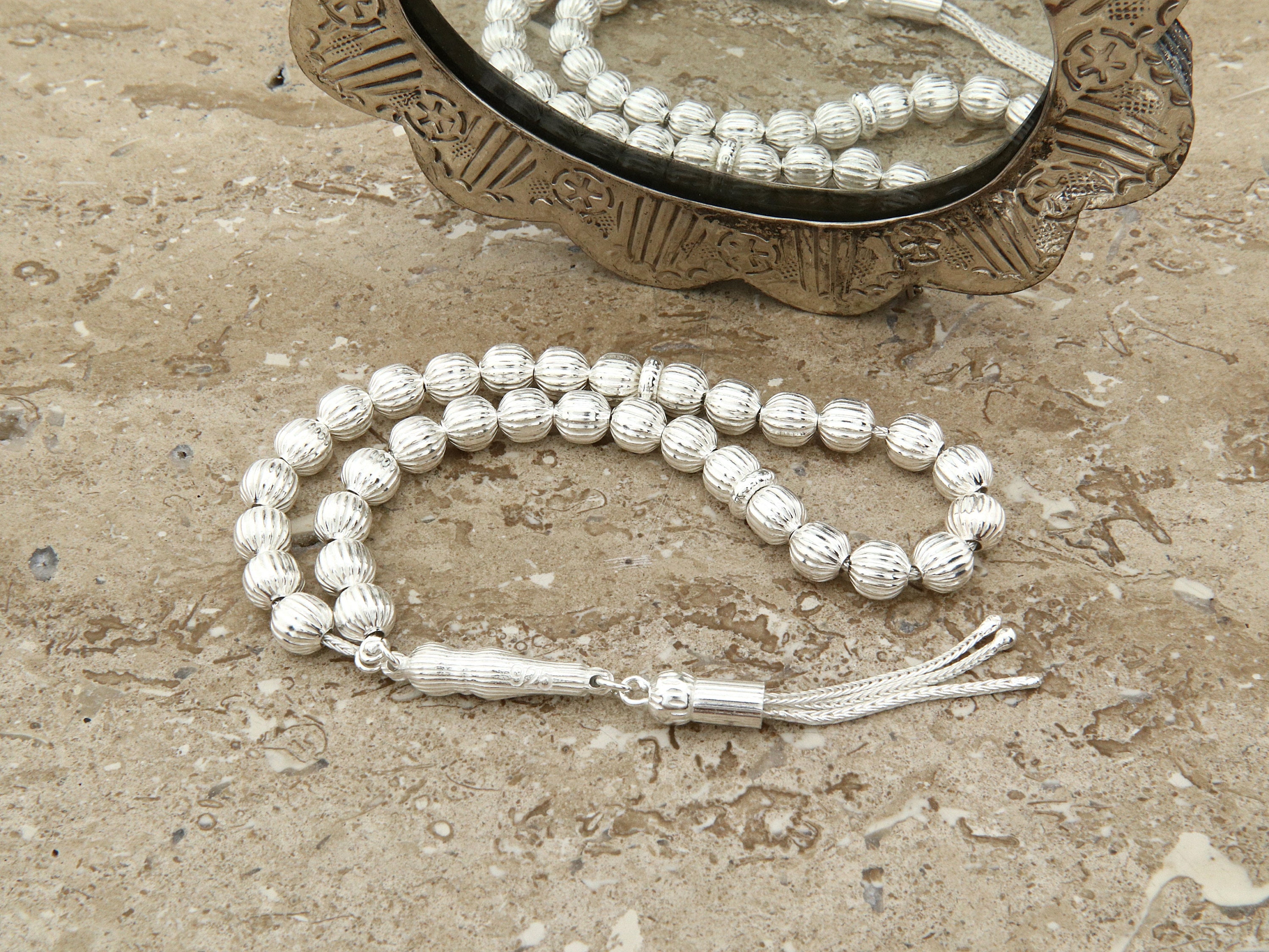 Remi Bijou 925 sterling zilver polsketting Misbaha Subha Tesbih Tasbih Remi Bijou 925 sterling zilver polsketting Misbaha Subha Tesbih Tasbih