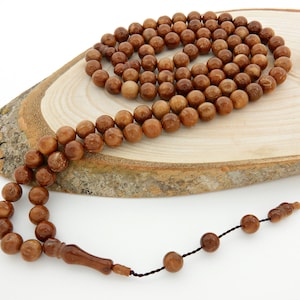 Big Natural Kuka tree 99 beads Islamic prayer beads for muslim Misbaha Tesbih worry muslim 201280 Tasbih Tasbeeh Rosary Original Real Tespih