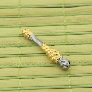 Gold and platinum plated imam 925 silver Islamic Prayer Beads Misbaha Tesbih worry 610203