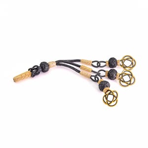 Pompon (tassel) En Argent 925 Pour Chapelet (tasbeeh) - Tricoté Main à Trabzon - Design Spécial - Turquie