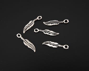Feather tassel ends accessories 5 pcs 925 silver Islamic Prayer Beads Misbaha 913034 Tasbih Tasbeeh