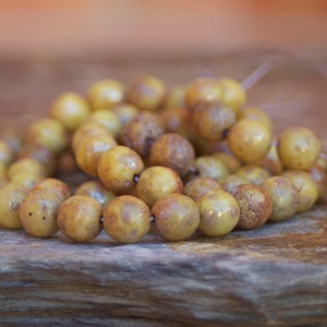 Czech Glass Round Beads - 8mm 10 Pieces