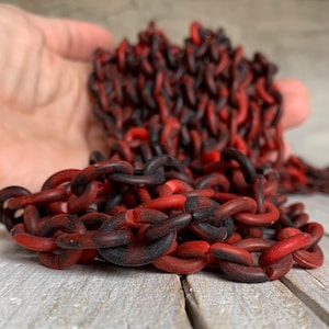Acrylic oval links chain, acrylic chain for DIY