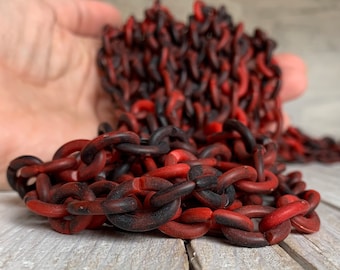 Acrylic oval links chain, acrylic chain for DIY