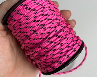 Paracord, Parachute Cord, Pink Necklace cord, bracelet cord, 3mm, 1 Meter