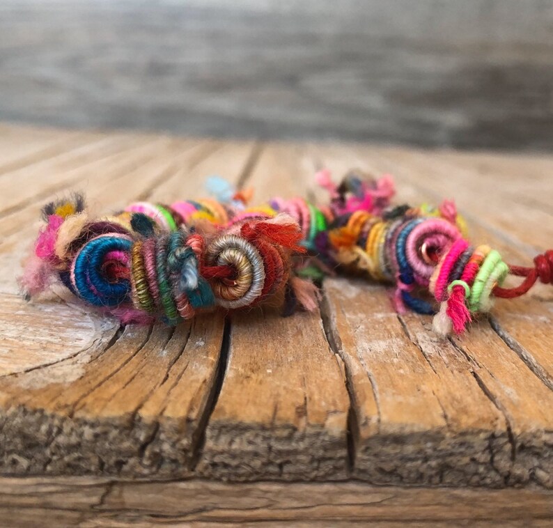20 Handmade Fabric Textile Beads Textile Art Beads Jewelry making Unique beads Handmade Beads Fiber Art Beads Hippie Boho Beads