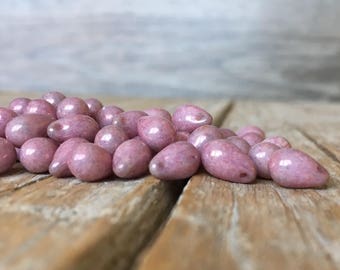 Czech glass teardrop beads - 6x9 mm 20 pieces