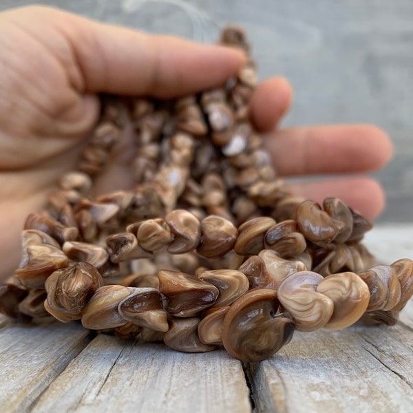 Natural Shell Beads, irregular oyster Shell Beads,m