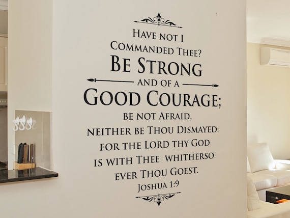 joshua be not afraid