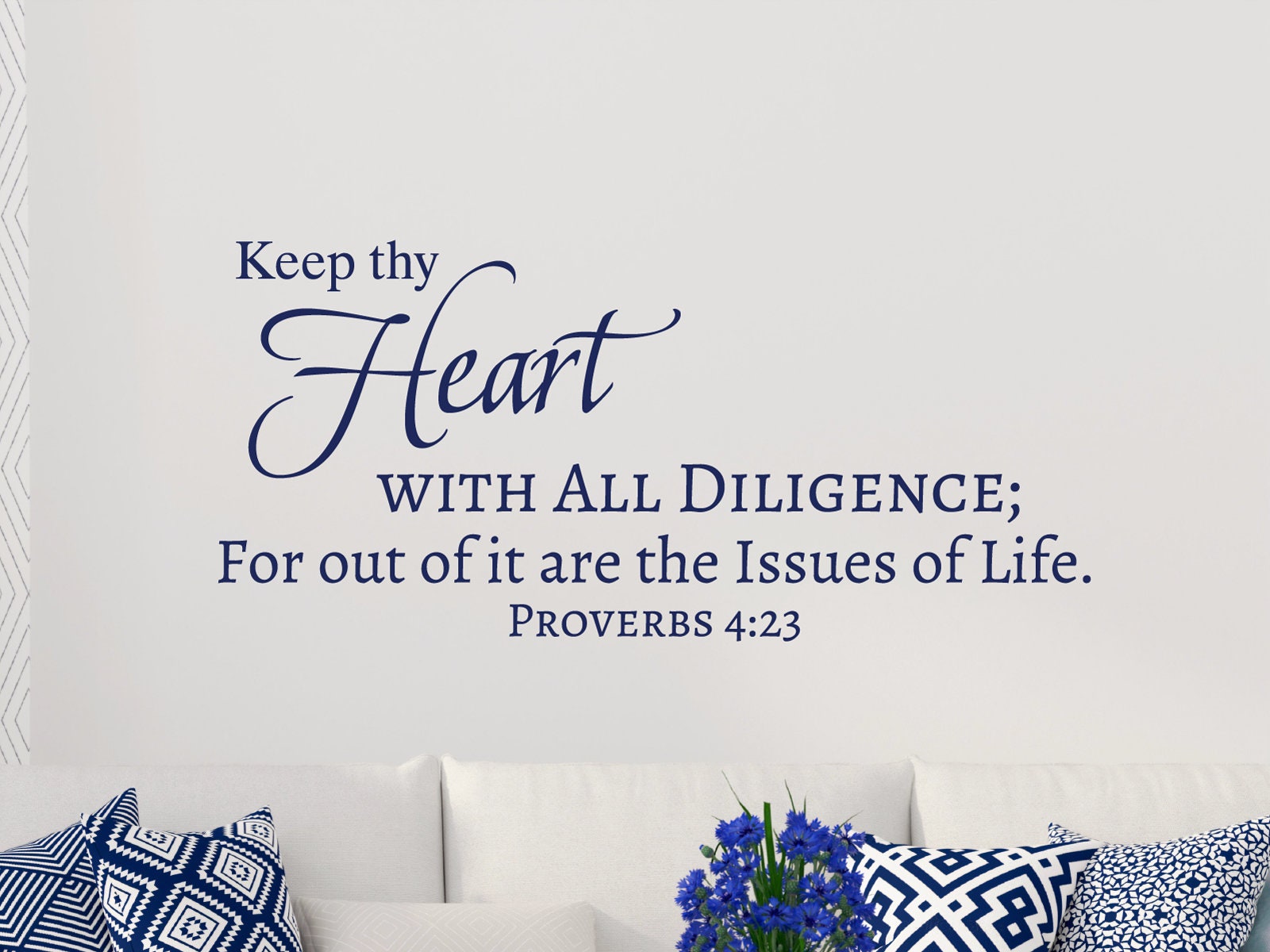 Keep Thy Heart With All Diligence... Proverbs 423 Etsy