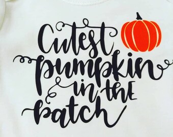 Halloween baby grow, pumpkin baby grow , babys first halloween