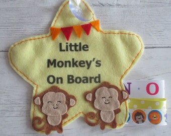 Babies/ children on Board sign, new baby, baby gift, baby car sign