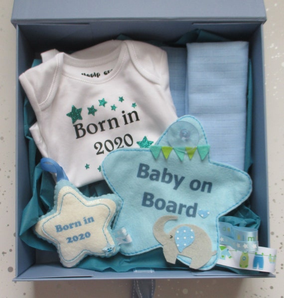 baby boy large gift box