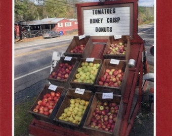 Apples for sale - Photo card