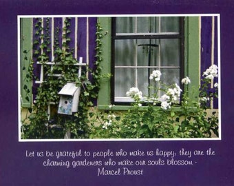 Marcel Proust quote - photo card