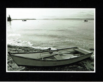 Dinghy on Cleaves Landing - photo card