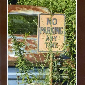 Geen parkeergelegenheid op elk moment - fotokaart