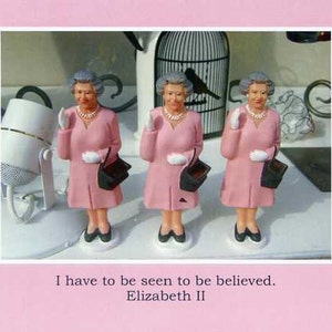 Citation Elizabeth II - carte photo